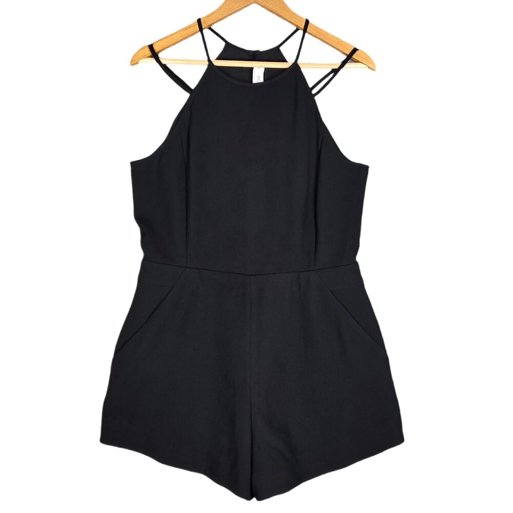 IRO SLEEVELESS ROMPER – WOMEN’S – BLACK – HIGH‑NECK ONE‑PIECE – SIZE 40 (S / M)